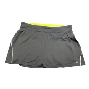 C9 By Champion Active Skort Size XXL Grey/Green